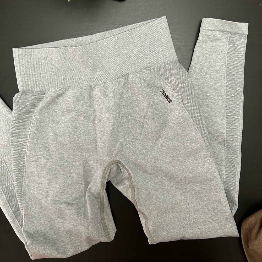 gymshark leggings with logo on back